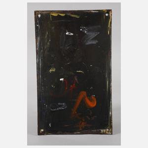 Emailleschild Brauerei Schade