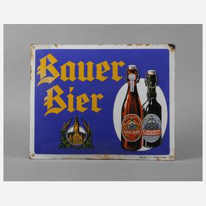 Emailleschild Brauerei Ernst Bauer