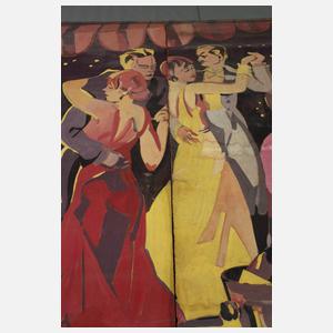 Gemaltes Werbeplakat