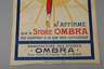 Werbeplakat Ombra