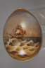 Großes Osterei mit Marinemalerei