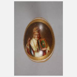 Osterei mit dem Heiligen Nikolaus von Myra