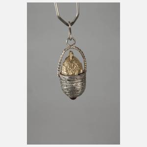 Anhänger "Hahn im Korb"