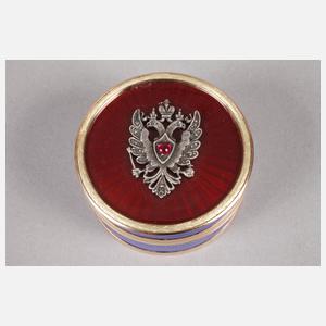 Feine Dose in der Art von Peter Carl Fabergé