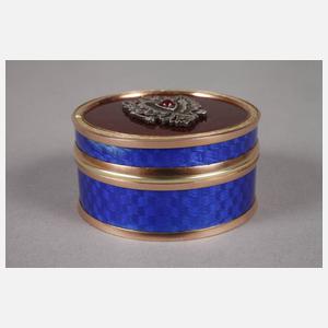 Feine Dose in der Art von Peter Carl Fabergé