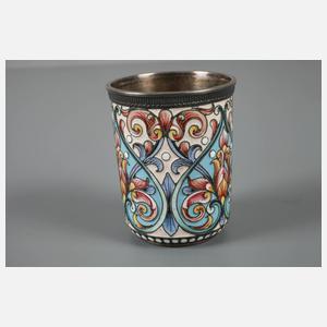 Wodkabecher Cloisonné