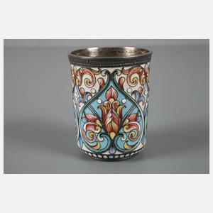 Wodkabecher Cloisonné