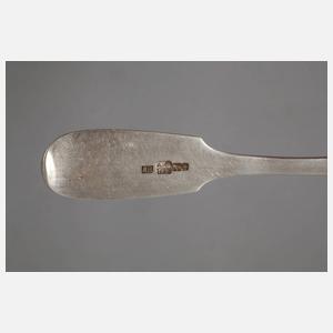 Sechs Kaffeelöffel Silber