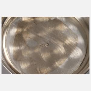 Teeglashalter Silber