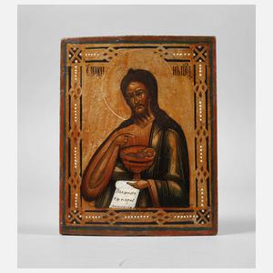 Ikone Johannes der Vorläufer