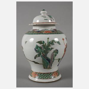 Deckelvase China
