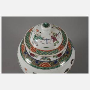 Deckelvase China