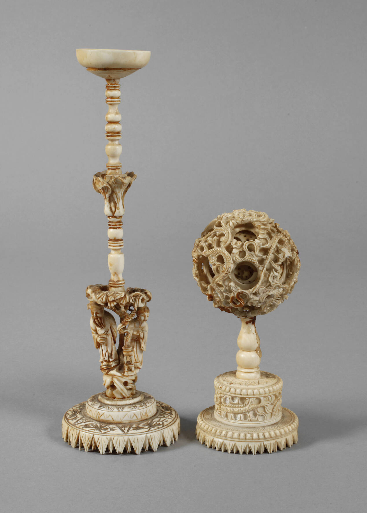 Contrefait-Kugel aus Elfenbein