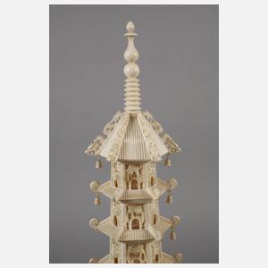 Pagode Elfenbein