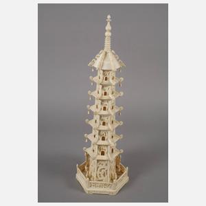 Pagode Elfenbein