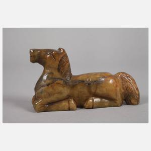 Zwei Jadeschnitzereien