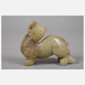 Zwei Jadeschnitzereien