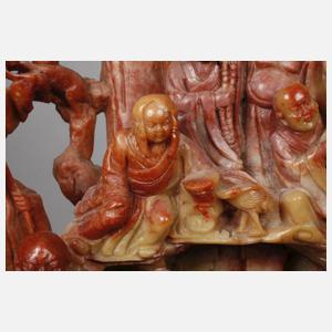 Große Specksteinschnitzerei