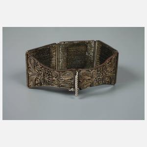 Silberarmband China