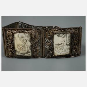 Silberarmband China