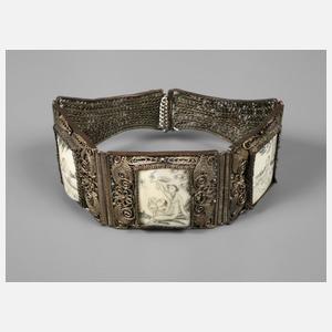 Silberarmband China