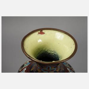 Große Vase Cloisonné