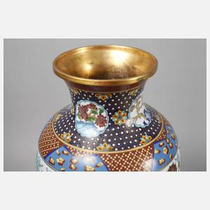 Große Vase Cloisonné