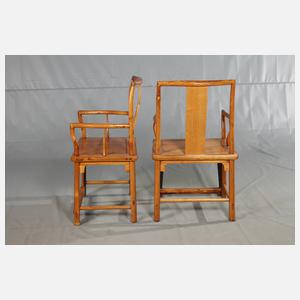 Paar Armlehnstühle China