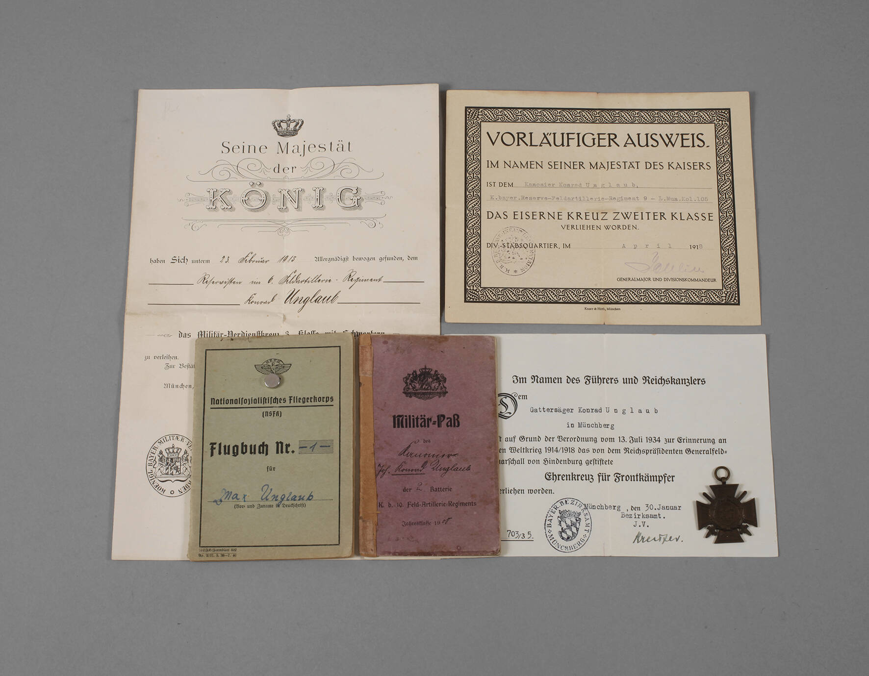 Nachlass 1. Weltkrieg