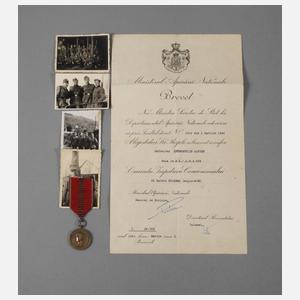 Rumänische Medaille gegen den Kommunismus 1941
