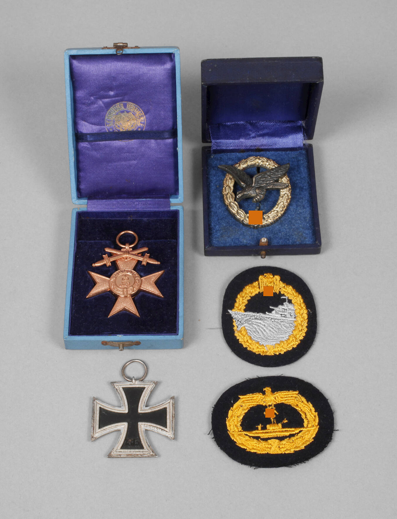 Ordenskonvolut mit Fliegerschützenabzeichen