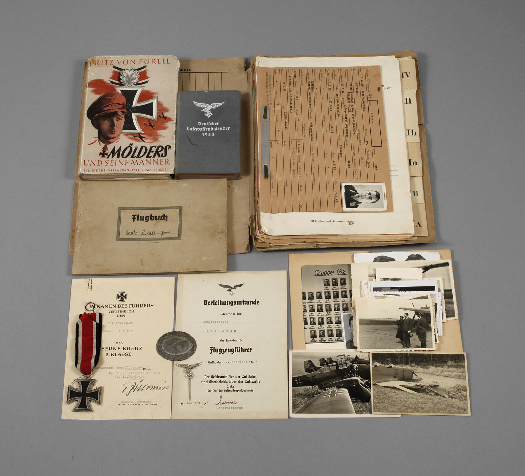 Fliegernachlass 2. Weltkrieg