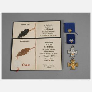 Polizeidienstauszeichnung für 12 und 18 Jahre