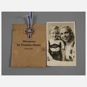 Mutterkreuz in Bronze