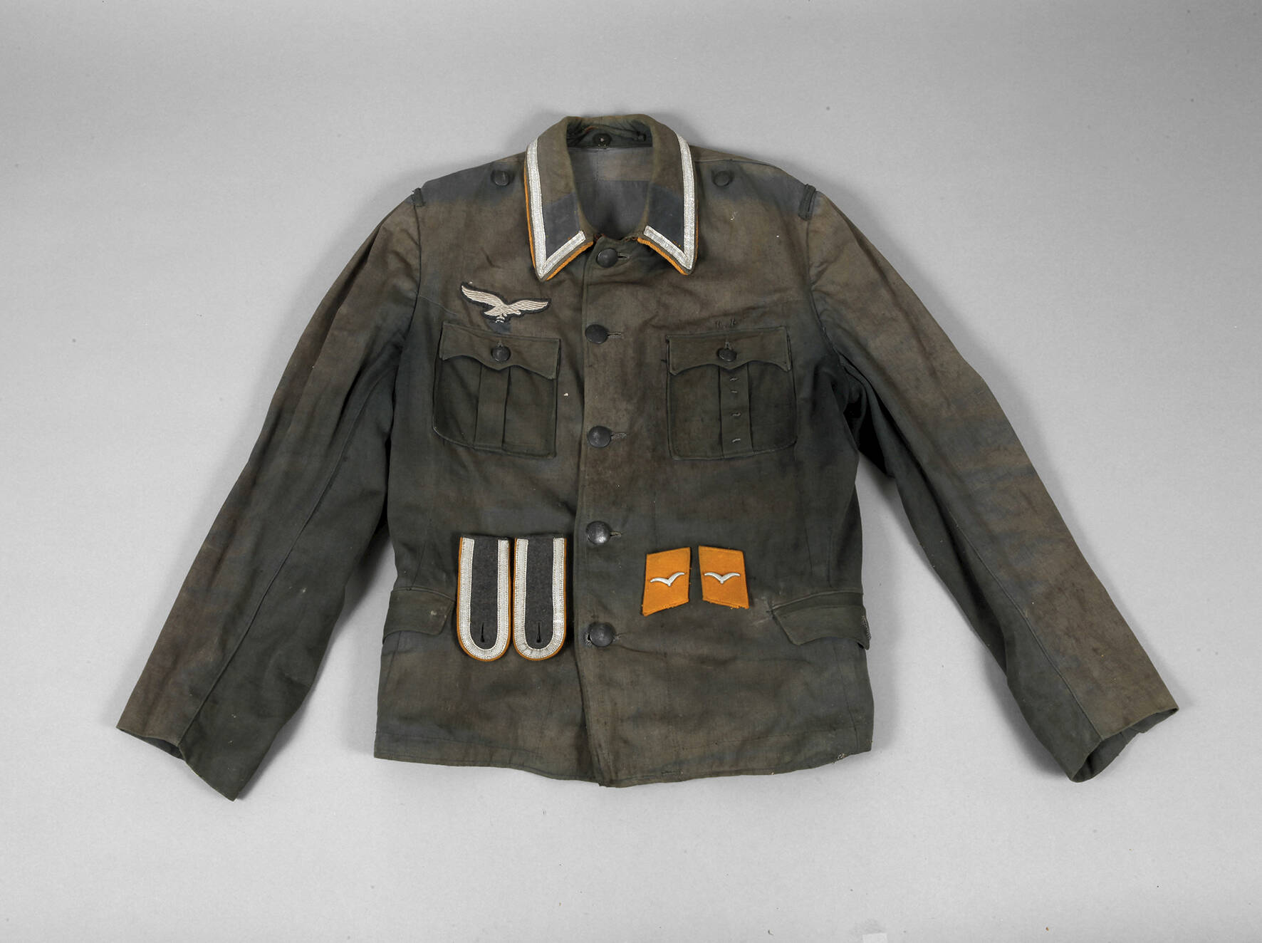 Fliegerjacke und Effekten 2. Weltkrieg