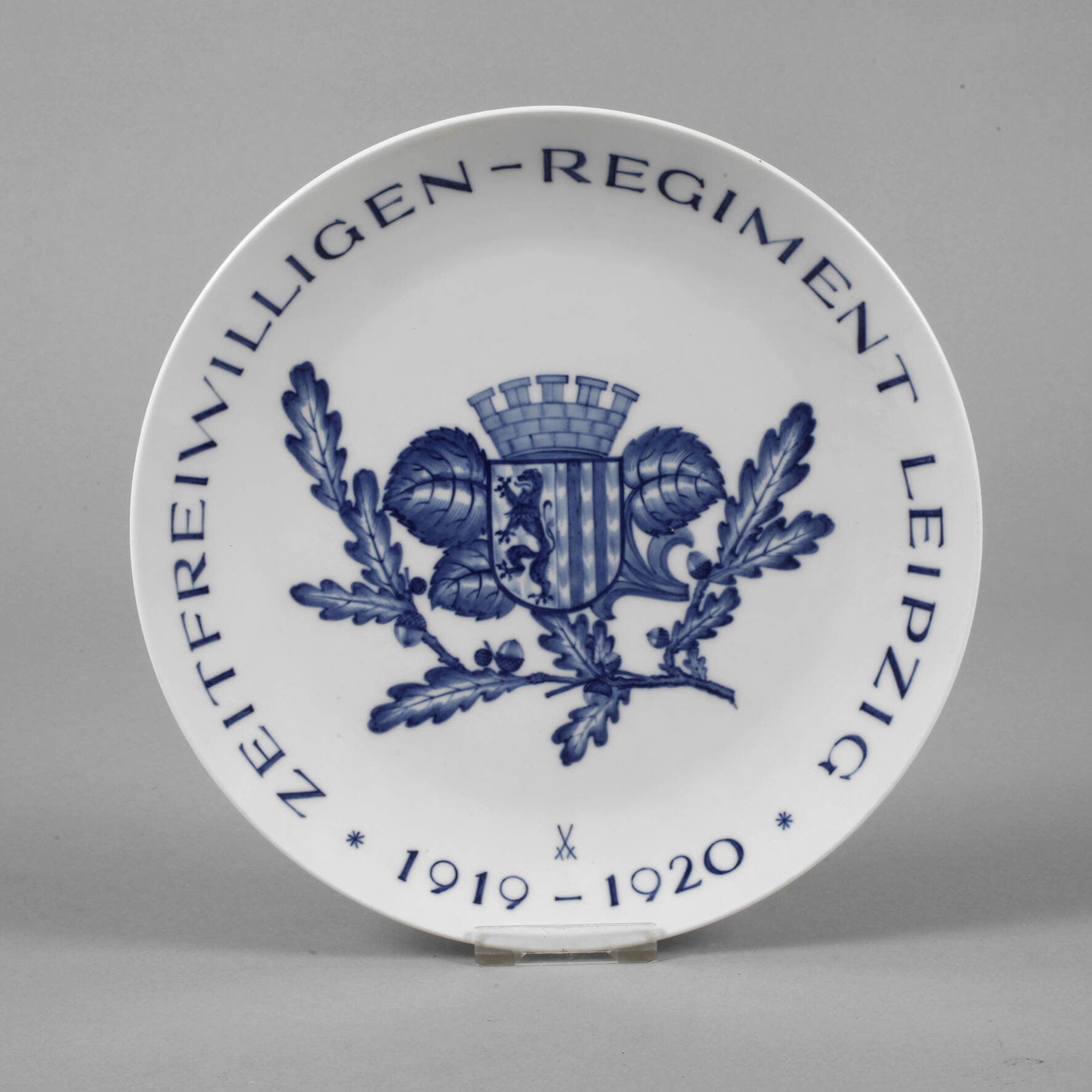 Meissen Regimentsteller Leipzig