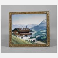 Rosenthal Porzellanbildplatte "Haus Wachenfeld"111