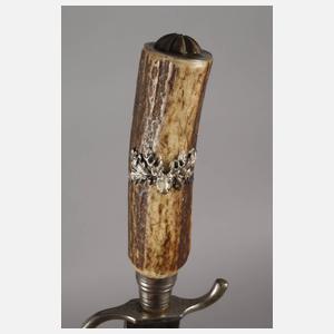 Hirschfänger mit Sägerücken