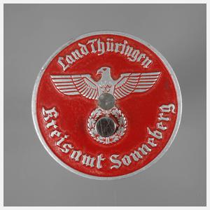 Nummernschildplakette Thüringen