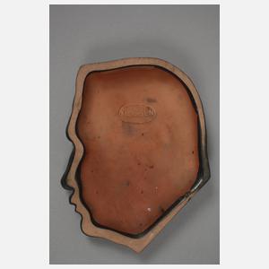 Zwei Wandmasken Meissen Teichert