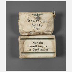 Zwei Seifenpackungen Wehrmacht