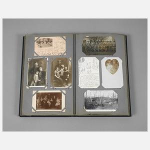 Ansichtskarten Album 1. Weltkrieg