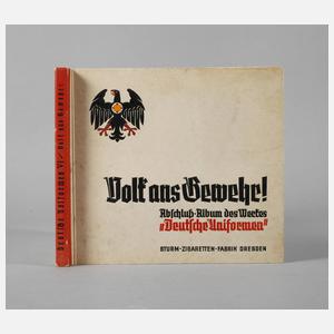 Sammelbilderalbum Volk ans Gewehr