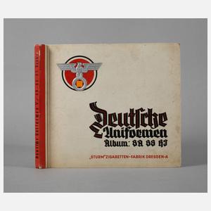 Sammelbilderalbum Deutsche Uniformen