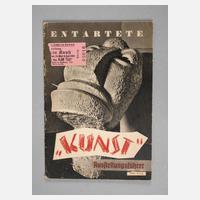 Ausstellungsführer Entartete Kunst111