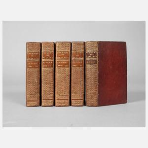 Fünf Bände Sermons de M. Massillon