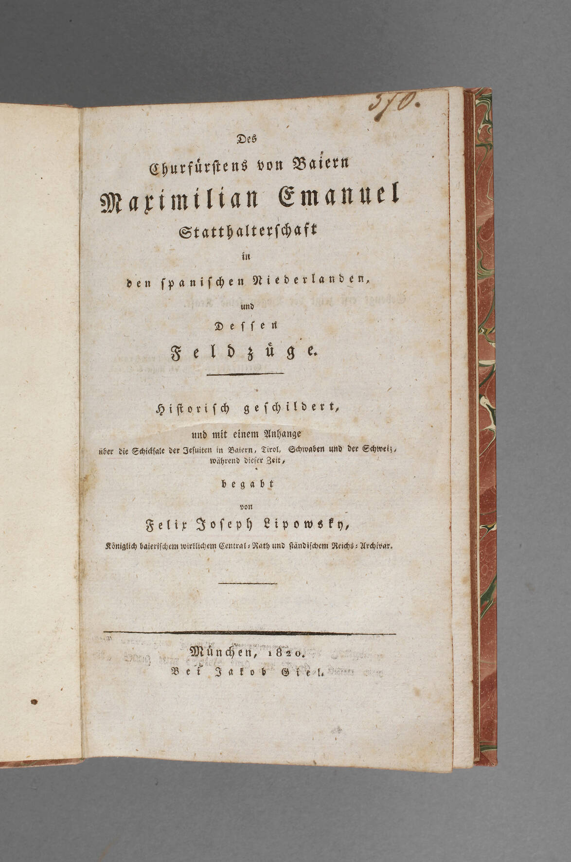 Des Churfürstens von Baiern