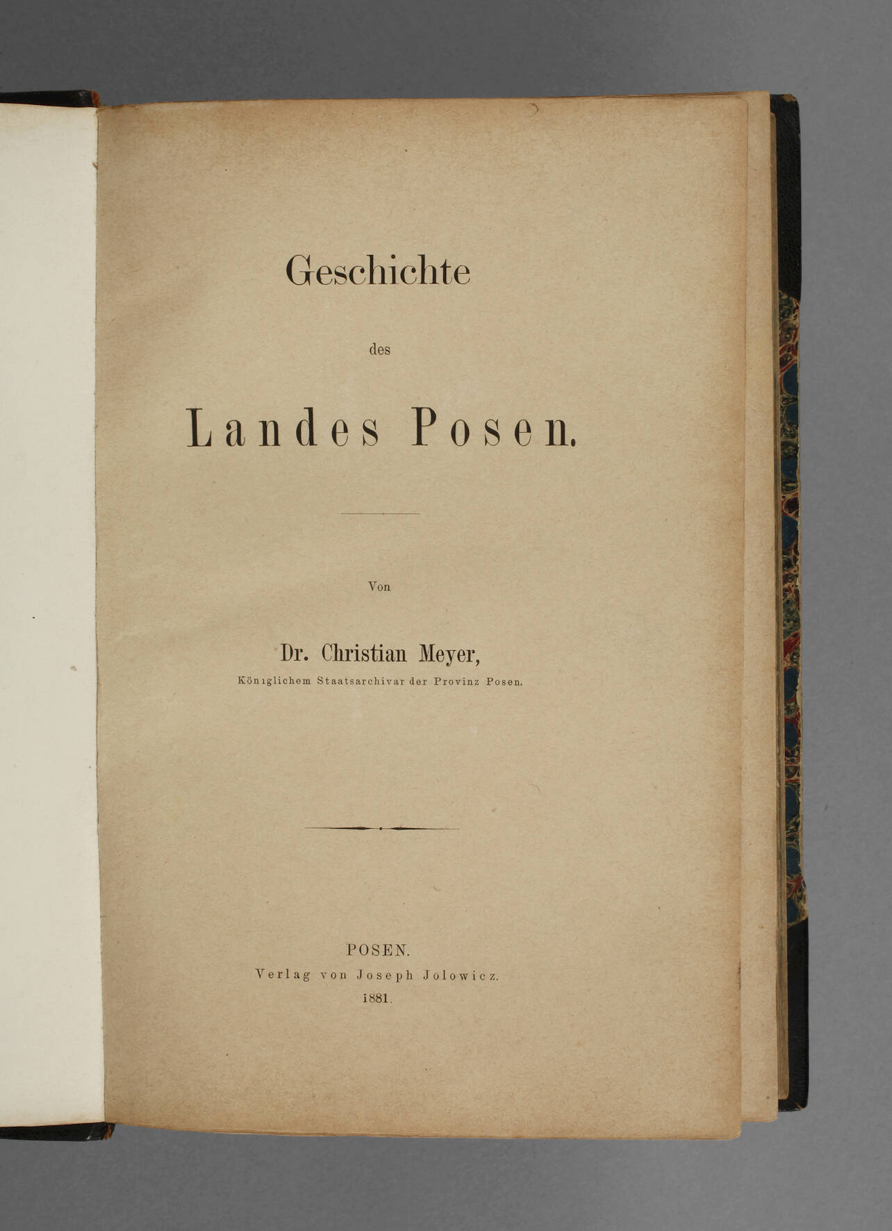 Geschichte des Landes Posen