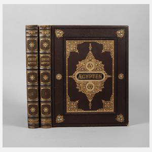 Zwei Bände Ägypten in Bild und Wort