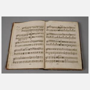 Notenbuch für Piano Forte